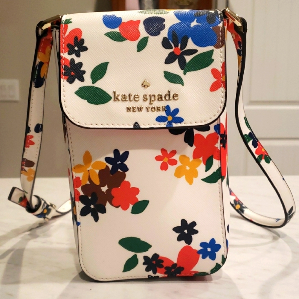 Kate Spade Colorful Floral Crossbody Bag